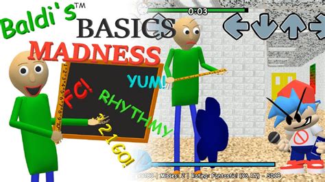 FNF Baldi S Basics Madness High Quality Mod VS Baldi 3 Songs