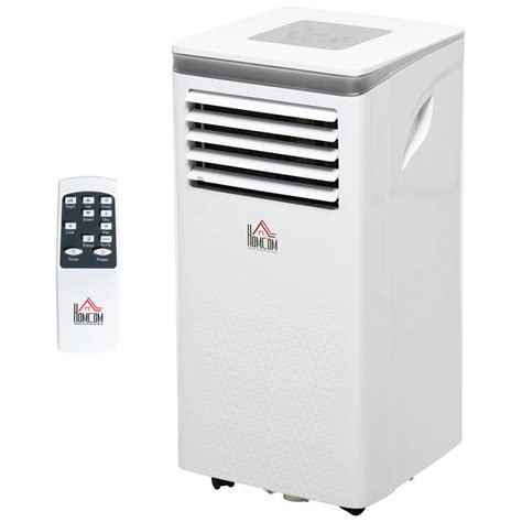 Homcom 7000 Btu Portable Mobile Air Conditioner For Cooling Dehumidifying And Ventilating With