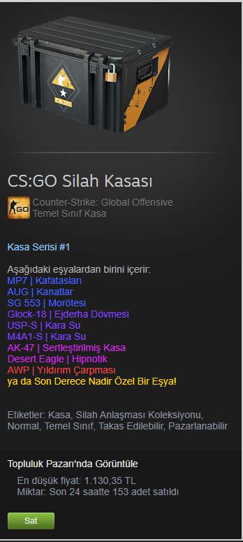 Cs Go Kasalar Nerede Sat Labilir Technopat Sosyal