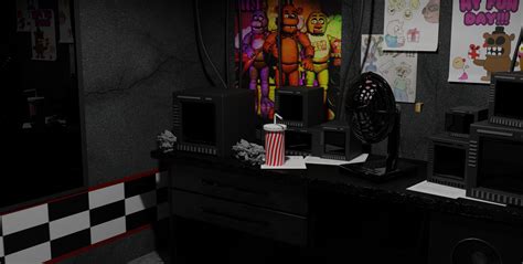 Modelo 3d Oficina Fnaf 1 Completa Turbosquid 1898154