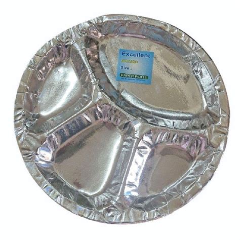 4 Compartment Paper Plate 10 Inch At Rs 1 30 Piece In New Delhi ID