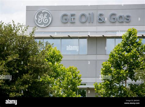 A Logo Sign Outside Of A Facility Occupied By Ge Oil And Gas In Houston