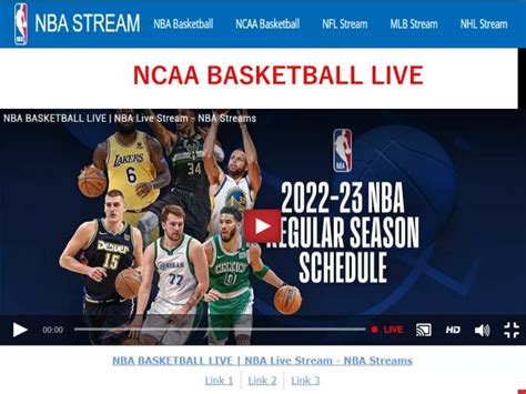 PPT - NCAA Basketball Live At NBA Live Stream PowerPoint Presentation ...