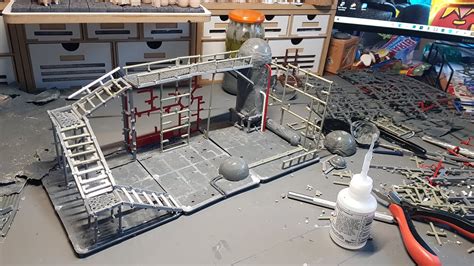 How To Make Modular Necromunda Terrain Using Warhammer Sprues Youtube