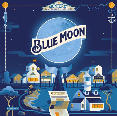 Blue Moon Beer Posters on Behance