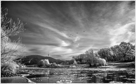 Winterlandschaft Weser Bei Porta Westfalica Selma Barbara Flickr