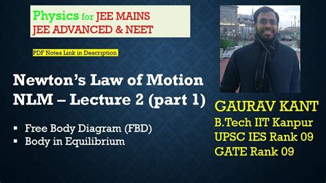 Class Physics Newton S Laws Of Motion Nlm Lecture Part