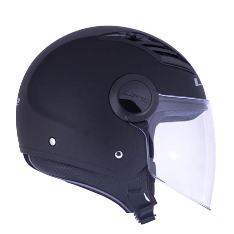 Capacete Of Airflow Monocolor Preto Fosco Ls Power