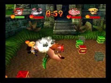 Crash Bash PS1 Cheats Invincibility YouTube