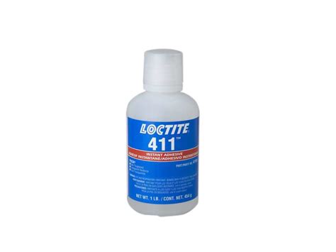 Loctite 135447 411 Prism Toughened Instant Adhesive Clear 1 Lb