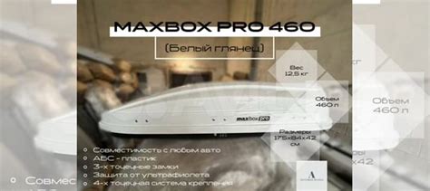 Автобокс MaxBox Pro 460 белый глянцевый купить в Сургуте | Авито