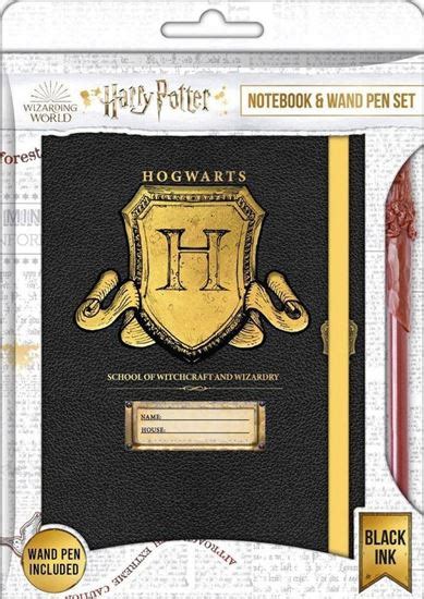 Set Cuaderno A5 Hogwarts Bolígrafo Varita Harry Harry Potter