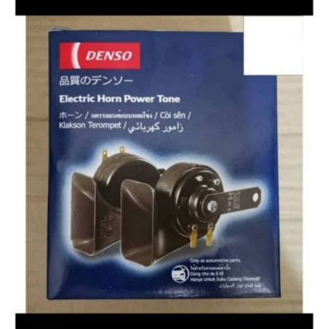 Jual Klakson Horn Mobil Motor Denso Power Tone Trumpet Keong 12v