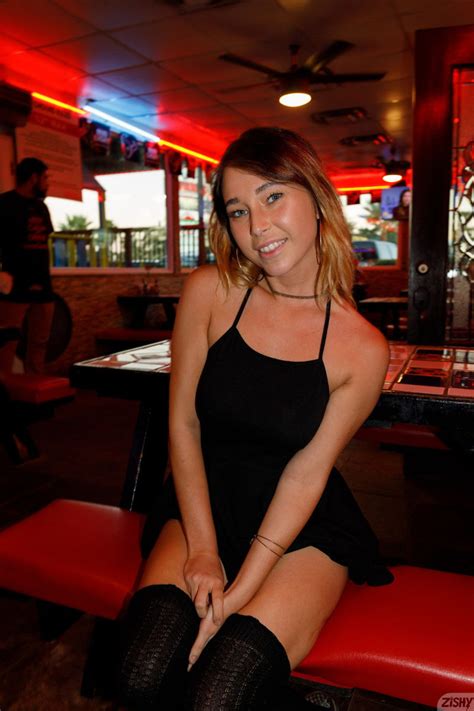 Gorgeous Renee Wilson Wearing Black See Through Lingerie For Zishy Photos