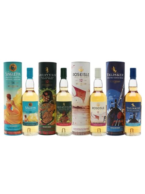 Diageo Special Releases 2023 Set 4x20cl Scotch Whisky The Whisky