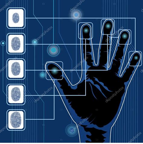 Hand Scanning Stock Vector Image By ©vectomart 5160428