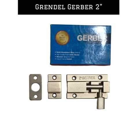 Jual Grendel Gerber Slot 2 Grendel Selot Kunci Pintu Jendela