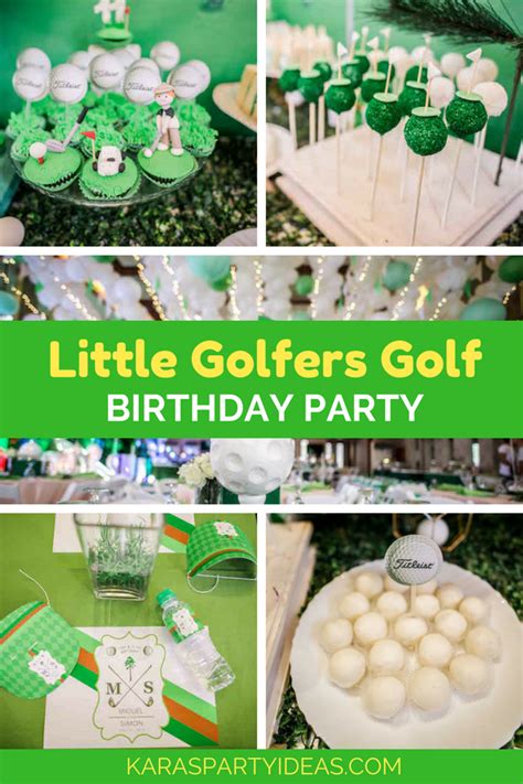 Karas Party Ideas Little Golfers Golf Birthday Party Karas Party Ideas