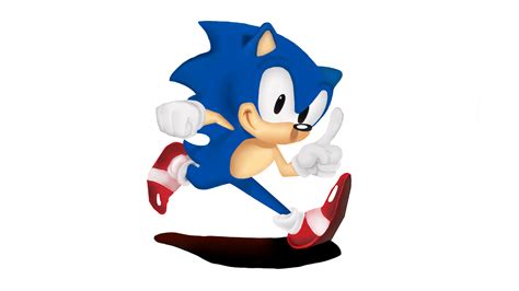 Classic Sonic Drawing By Theantitoxic On Deviantart