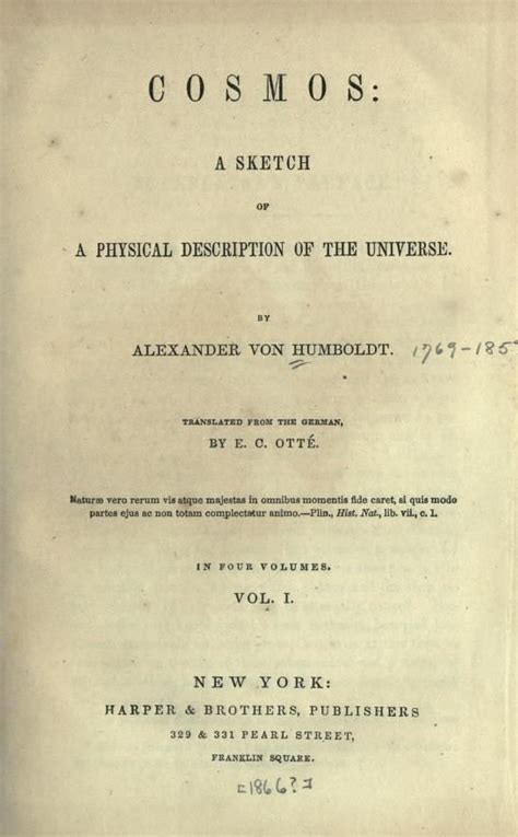 Alexander Von Humboldt Described For The First Time