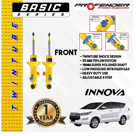 Jual Shockbreaker Mobil Innova Reborn Profender Twintube Depan Suspensi