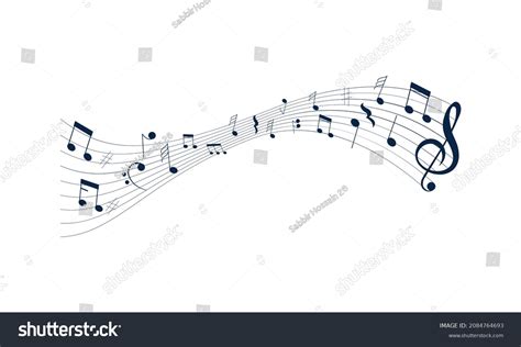 Musical Notes Background Musical Banner Background Stock Vector ...