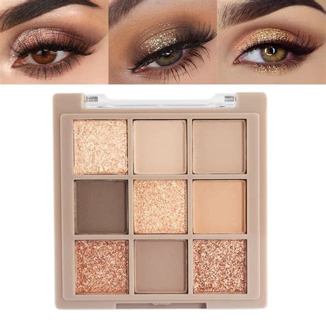 Paleta De Sombra De Ojos Marr N Nude Mate Sombra De Ojos De Larga