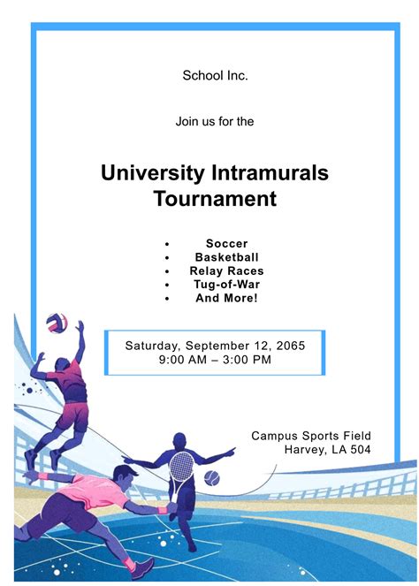 Invitation Card For Annual Sports Meet - Infoupdate.org