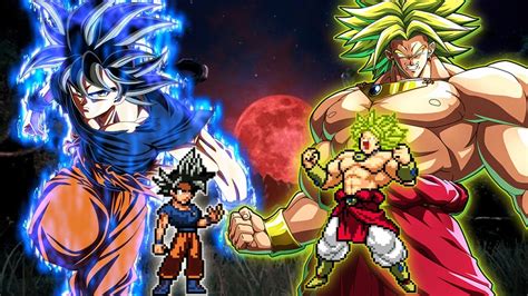 Son Goku 3 5 MUI JUS New VS Chaos Broly OP In Jump Force Mugen YouTube