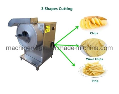 High Speed Vegetable Dicing Chip Cutter Potato Chips Cutting Machine