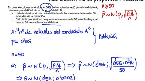 Distribución Proporción Muestral 01 Youtube