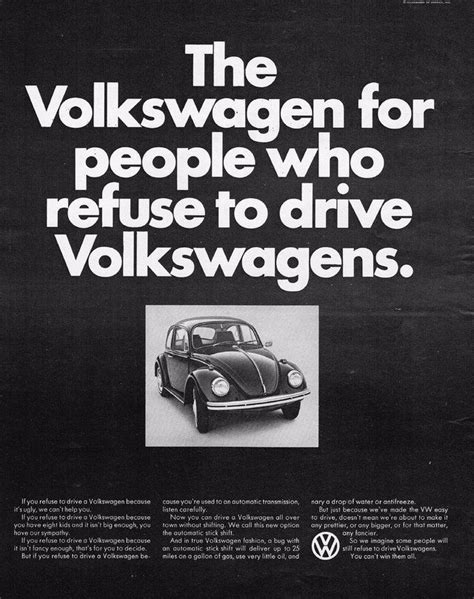 23 Remarkable Volkswagen Ads Of The 1960s By New York’s Doyle Dane Bernbach ~ Vintage Everyday