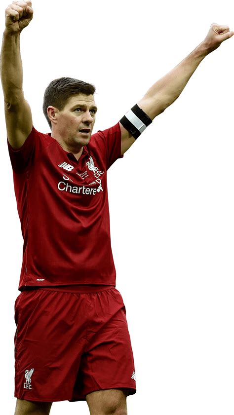 Steven Gerrard Liverpool football render - FootyRenders