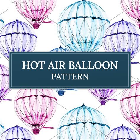 Hot Air Balloon Floral Clipart MasterBundles