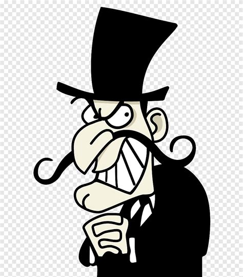 رجل التوضيح ، Snidely الاصابة يوتيوب دادلي دو الحق وغد الشارب ، الشرير