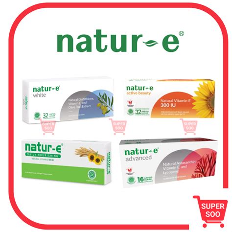 Jual Natur E White Soft Capsule Suplemen Kapsul Kapsul