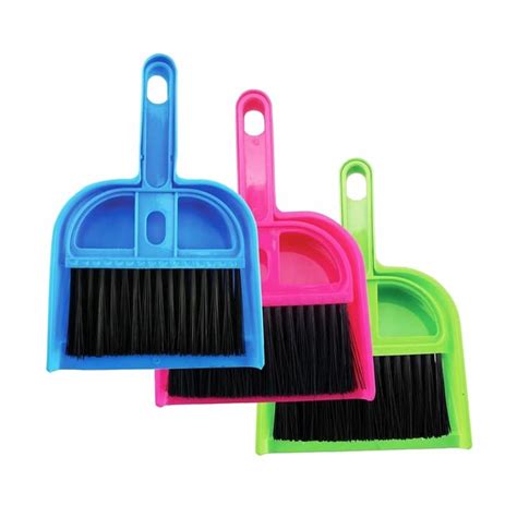 Jual Pengki Mini Set Sapu Pengki Set Mini Dustpan Warna Random