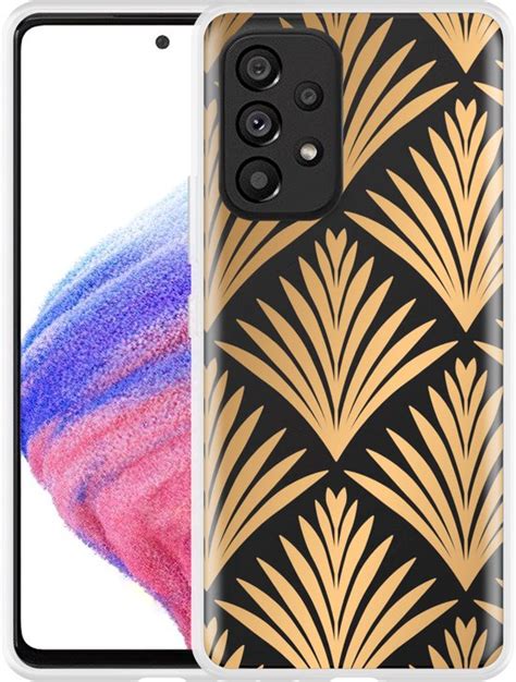 Cazy Hoesje Geschikt Voor Samsung Galaxy A Art Deco Gold Bol