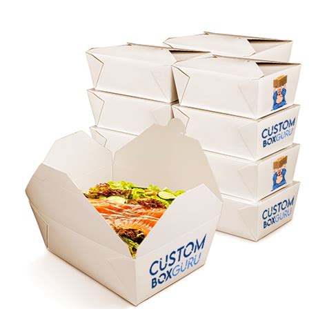 Custom Printed Burger Boxes With Logo At Wholesale Customboxguru