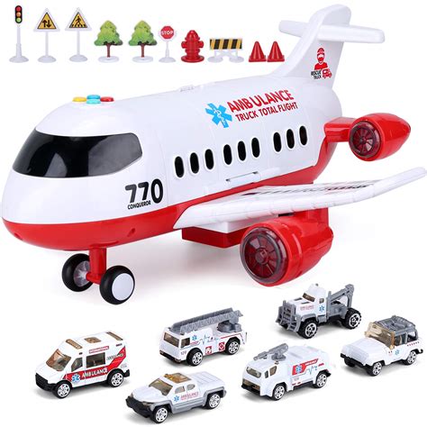 Airplane Toy, Kids Plane with Light and Sound for 3 4...B08FQWJP98 ...