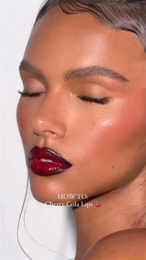 Cherry Cola Lip Combo Tutorial Red Lips Makeup Look Lip Liner Lip Makeup