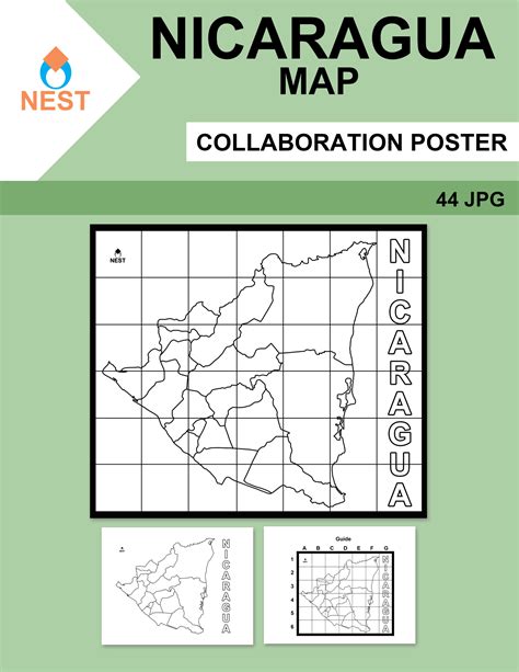 Nicaragua Map Collaboration Poster | Made By Teachers