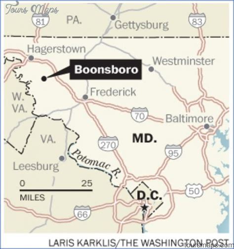 Boonsboro Maryland Map - ToursMaps.com