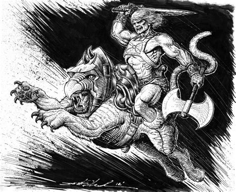 He Man And Battle Cat By Skeel76 On Deviantart