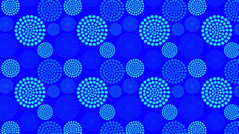 Free Cobalt Blue Seamless Dotted Concentric Circles Background Pattern