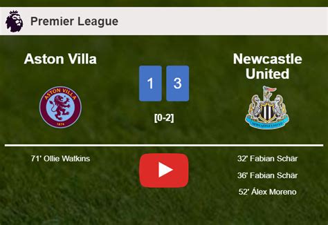 Newcastle United beats Aston Villa 3-1. HIGHLIGHTS - Soccer Tonic