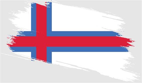 Faroe Islands Flag With Grunge Texture 6794258 Vector Art At Vecteezy