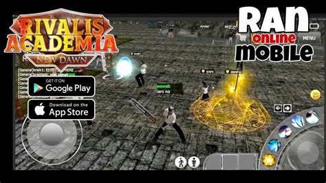 Rivalis Academia New Dawn Open World Mmorpg Ran Online Mobile Youtube