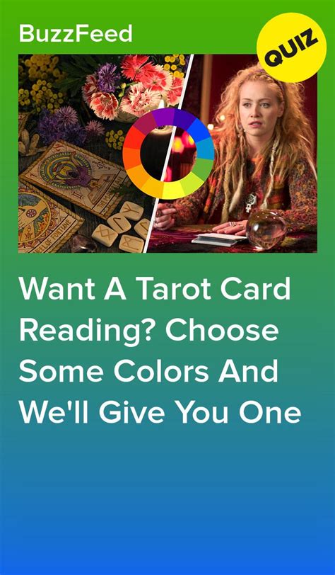 Pick Some Colors To Reveal What The Tarot Cards Have To Say Reading