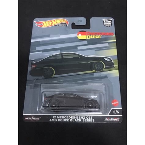 風火輪 hot wheels 12 賓士 Mercedes benz c63 amg coupe black 0號 膠胎 蝦皮購物